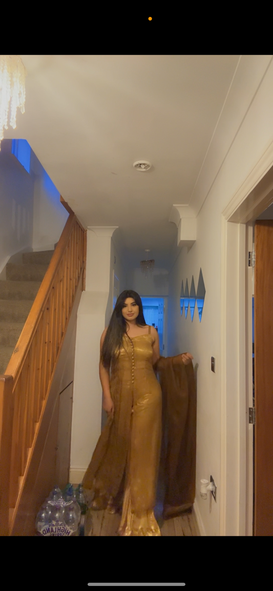Gold suit
