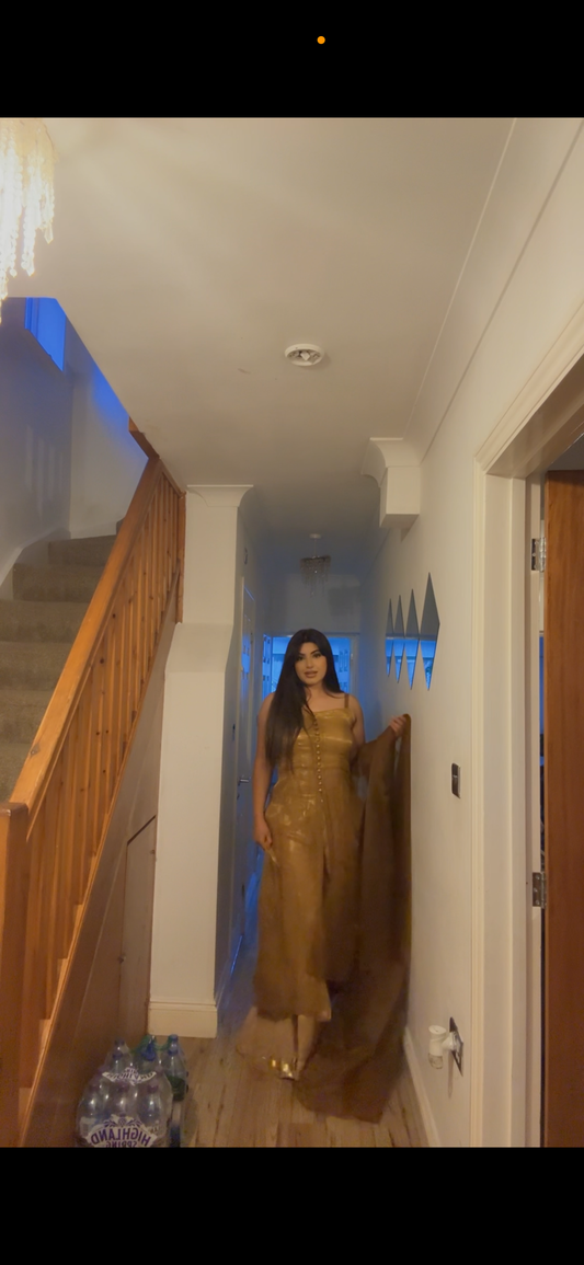 Gold suit